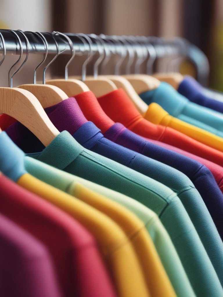 Soft woolen sweaters stacked with warm earthy tones and subtle patterns