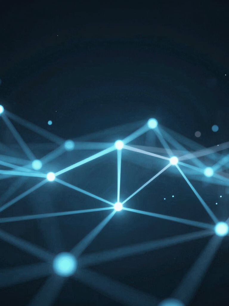 A professional wide-angle shot of a bright, modern corporate boardroom with a large window overlooking an international metropolitan skyline at dusk, featuring dark navy and off-white accents in the interior design.