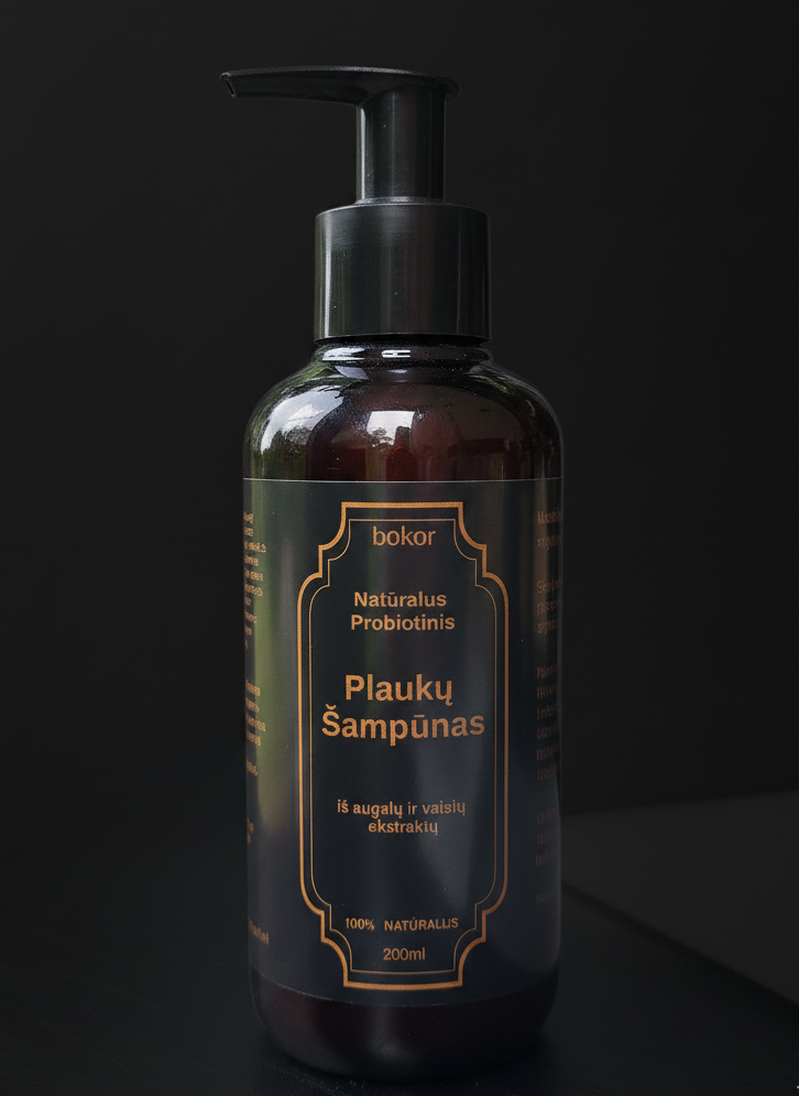 plauku sampunas naturalus fermentuotas probiotinis eko ekologiskas natural bio shampoo hear bokor 