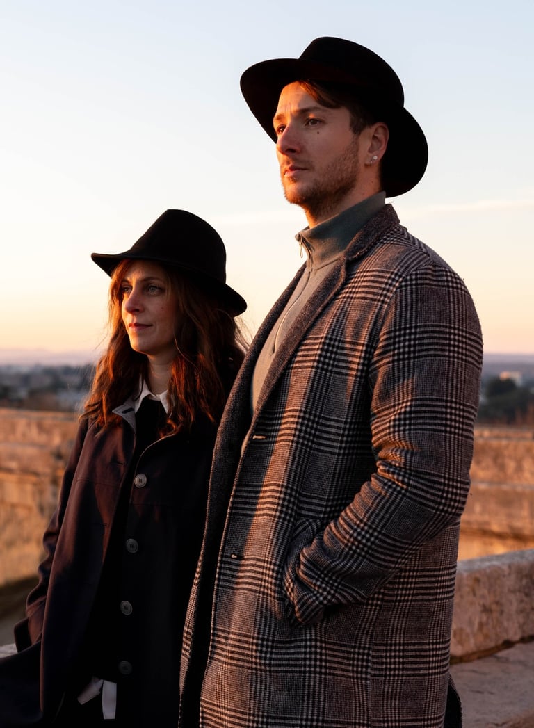 photo d'un duo de musiciens de Montpellier