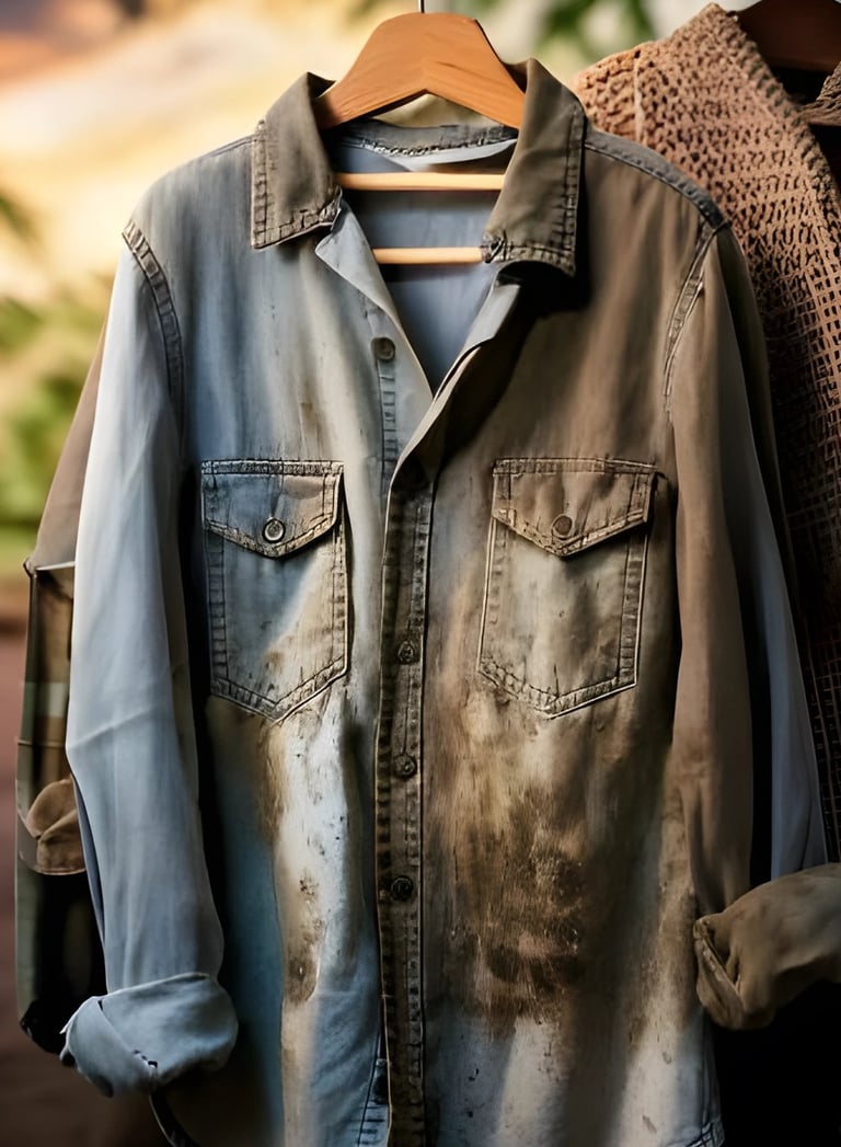 A dirty shirt