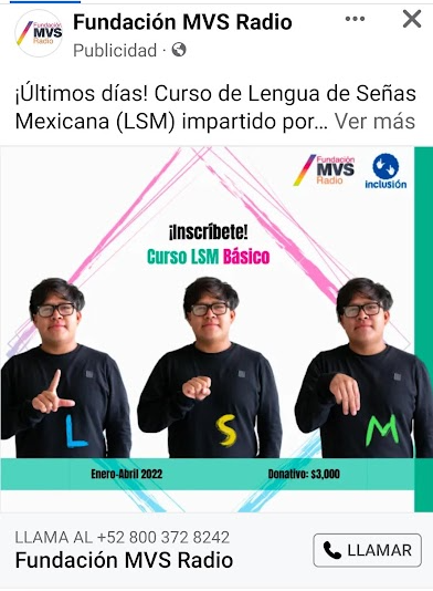 Fundación MVS Radio tiene por causa apoyar a personas con disfunción auditiva