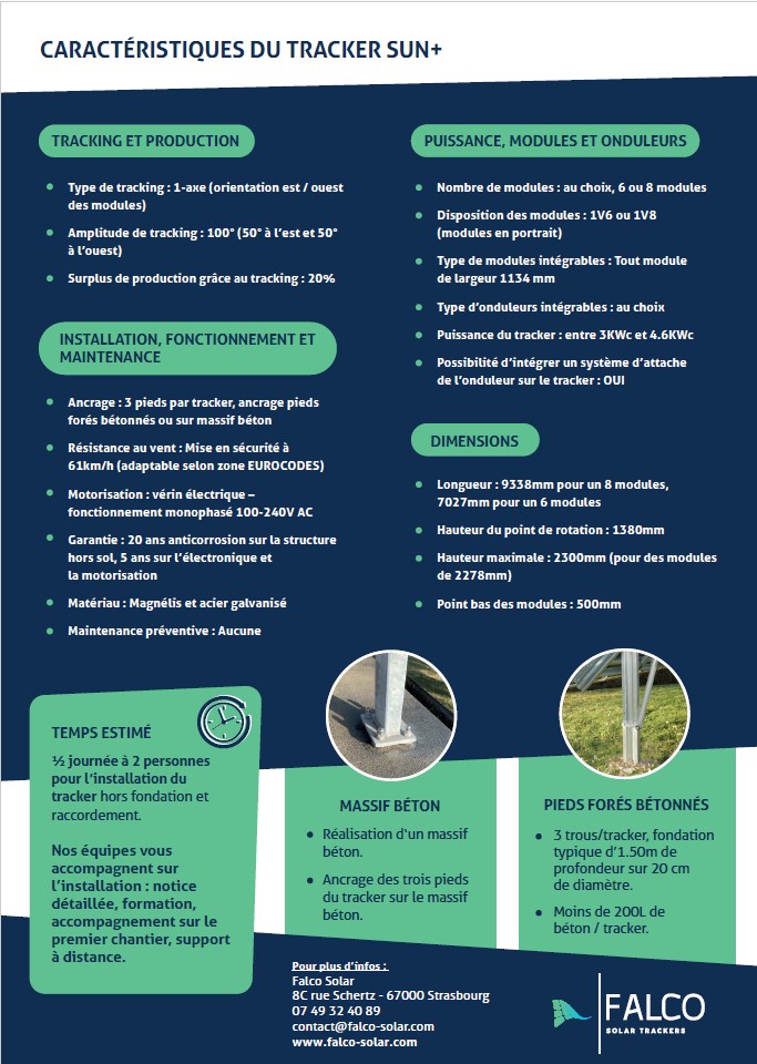 Tracker solaire pour particulier