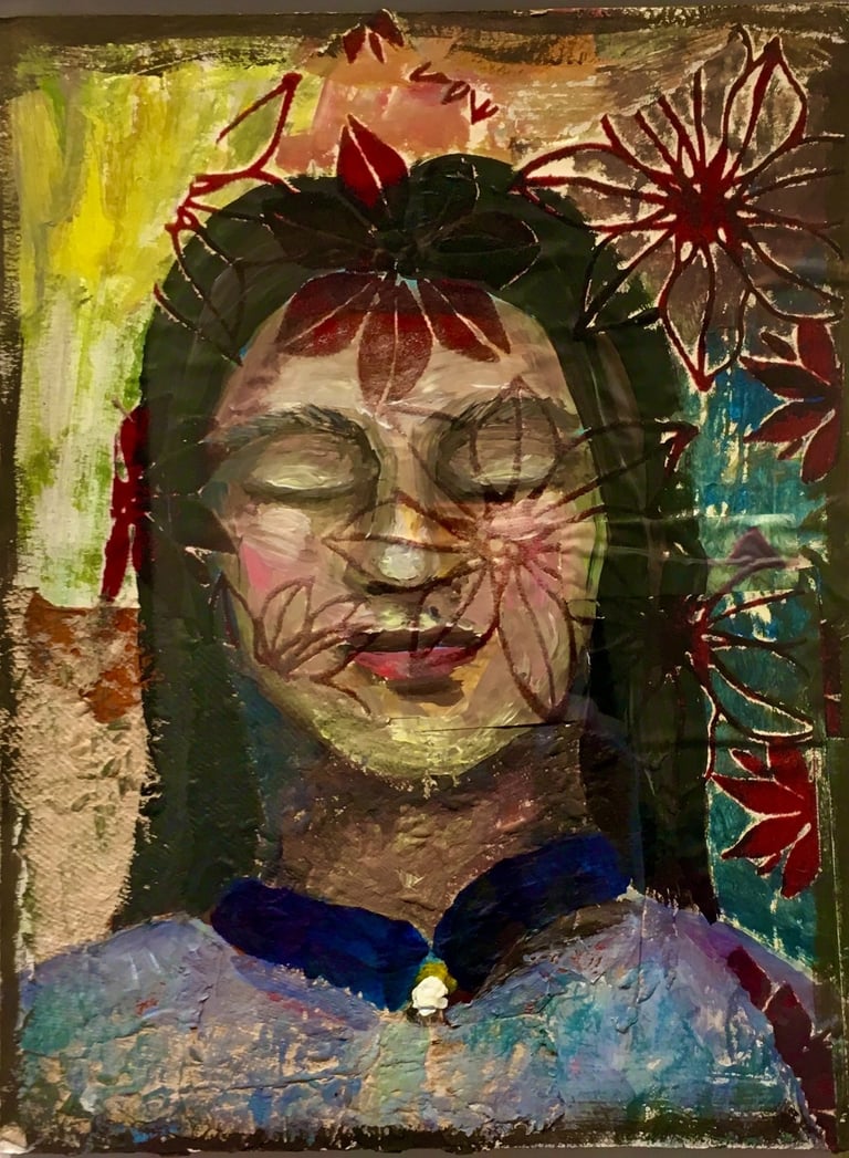 self portrait art therapy product example