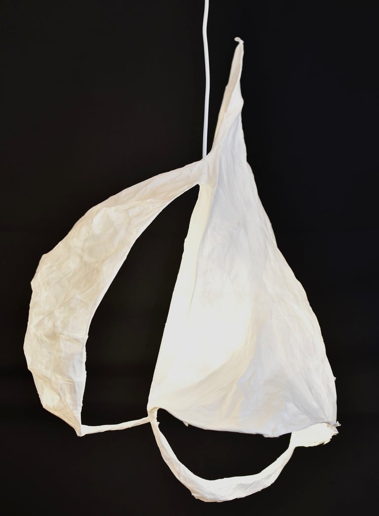 voile latine suspension lumineuse papier Sète
