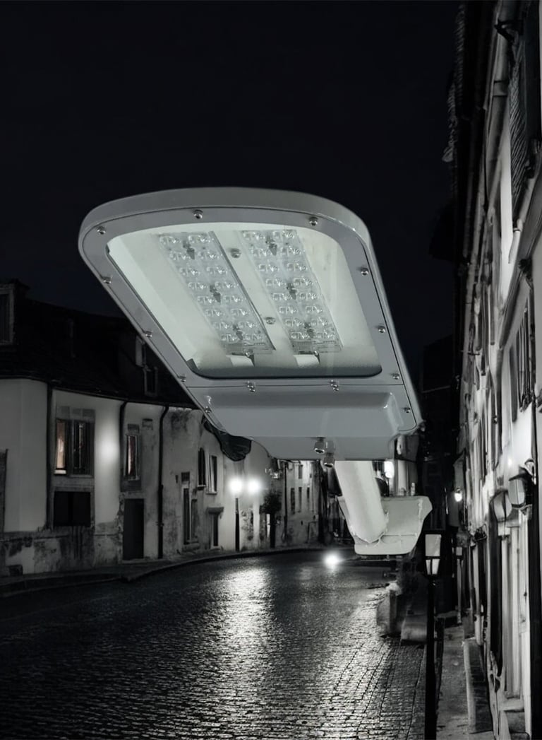 Luminaria led vialidades 80w, 100w. alumbrado público con supresor de picos