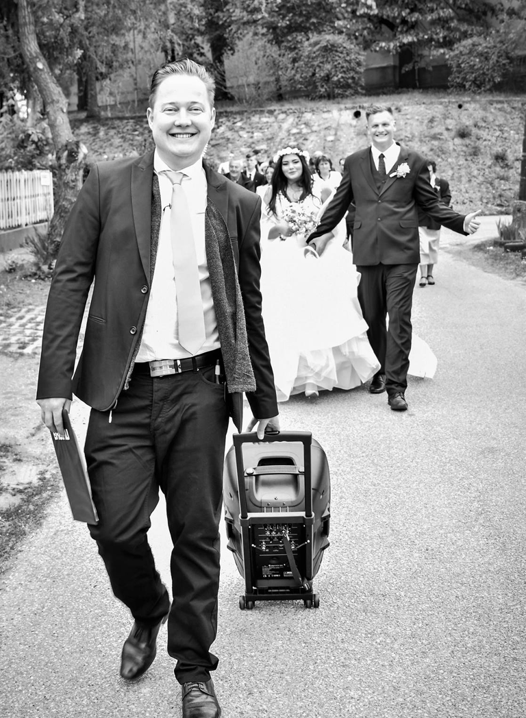 Ceremóniamester, szegedi esküvőn