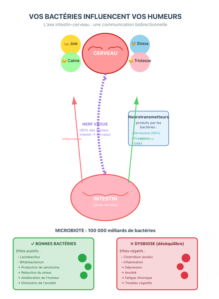 vos bactéries influencent vos humeurs