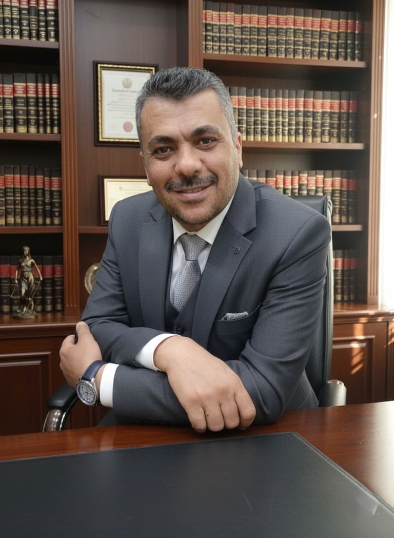 الأستاذ محمد حمود سنان، كبير المحامين ومحامي قضايا تجارية بمؤسسة مشرح للمحاماة.