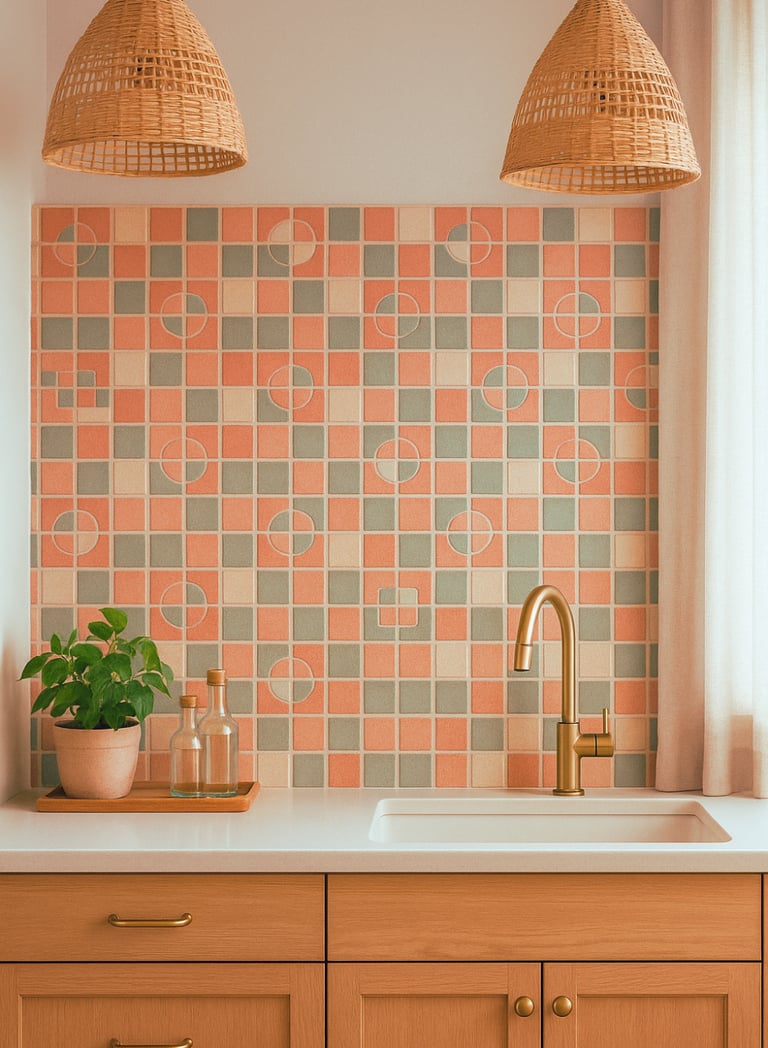 Soft Desert Mosaic tile