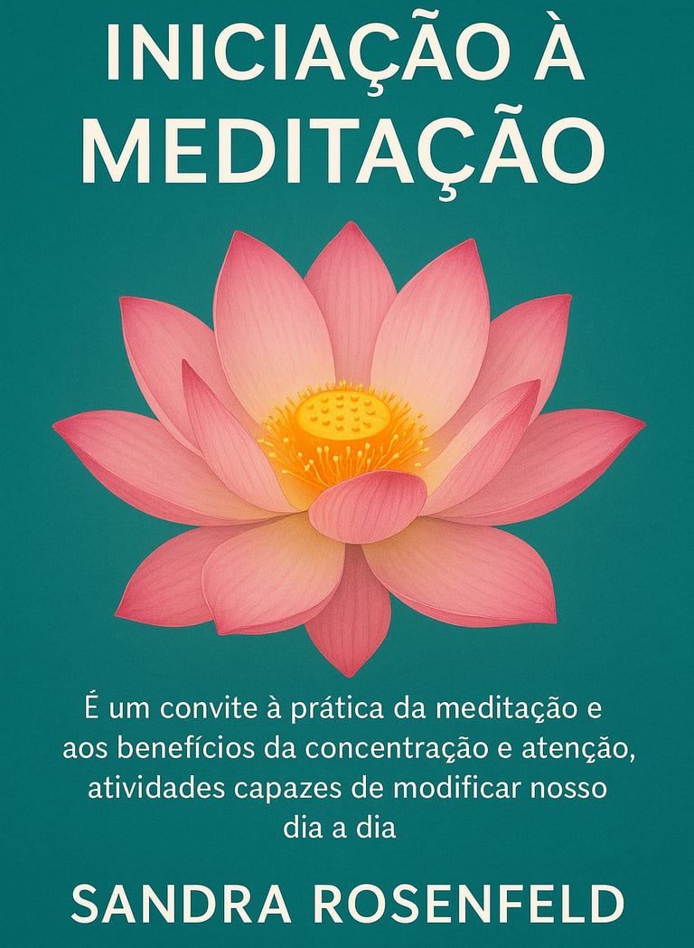 Livro Iniciação à meditação de Sandra Rosenfeld