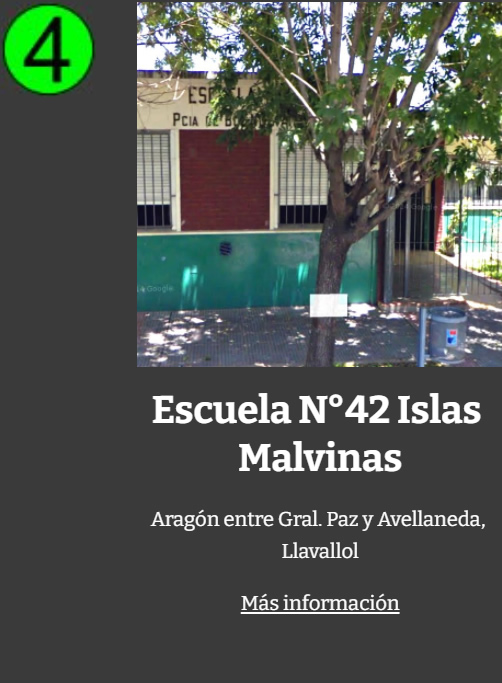 EP Escuela Primaria 42 Llavallol