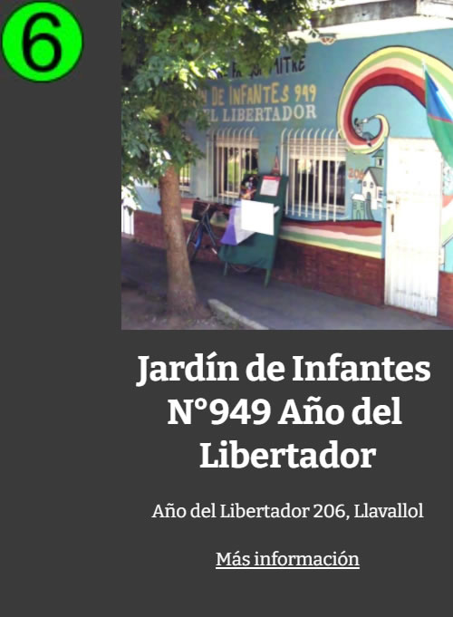 Jardin de Infantes 949, Llavallol