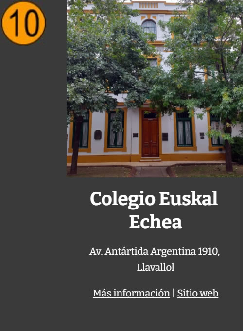 Jardin de Infantes Euskal Echea, Llavallol