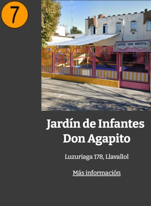 Jardin de Infantes Don Agapito, Llavallol