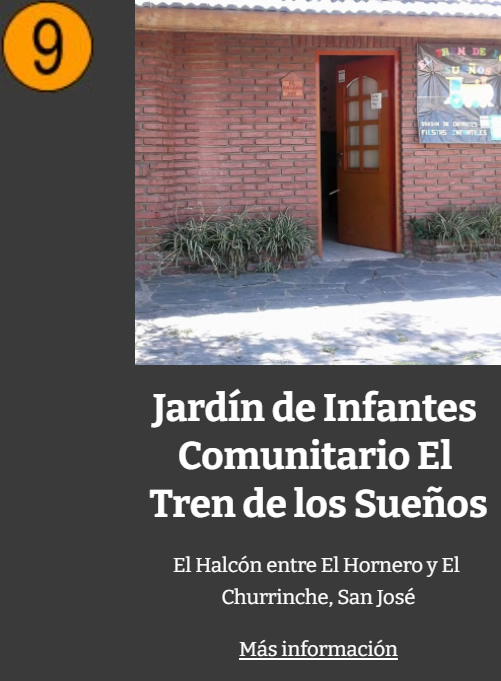 Jardin de Infantes Comunitario El Tren de los sueños San Jose Temperley