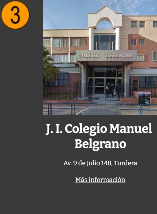 Jardin de Infantes Colegio Belgrano Turdera