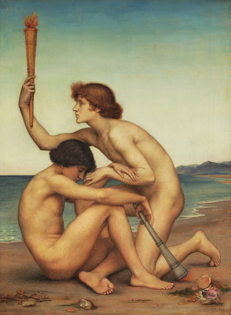 Evelyn De Morgan, Phosphorus and Hesperus (1882)