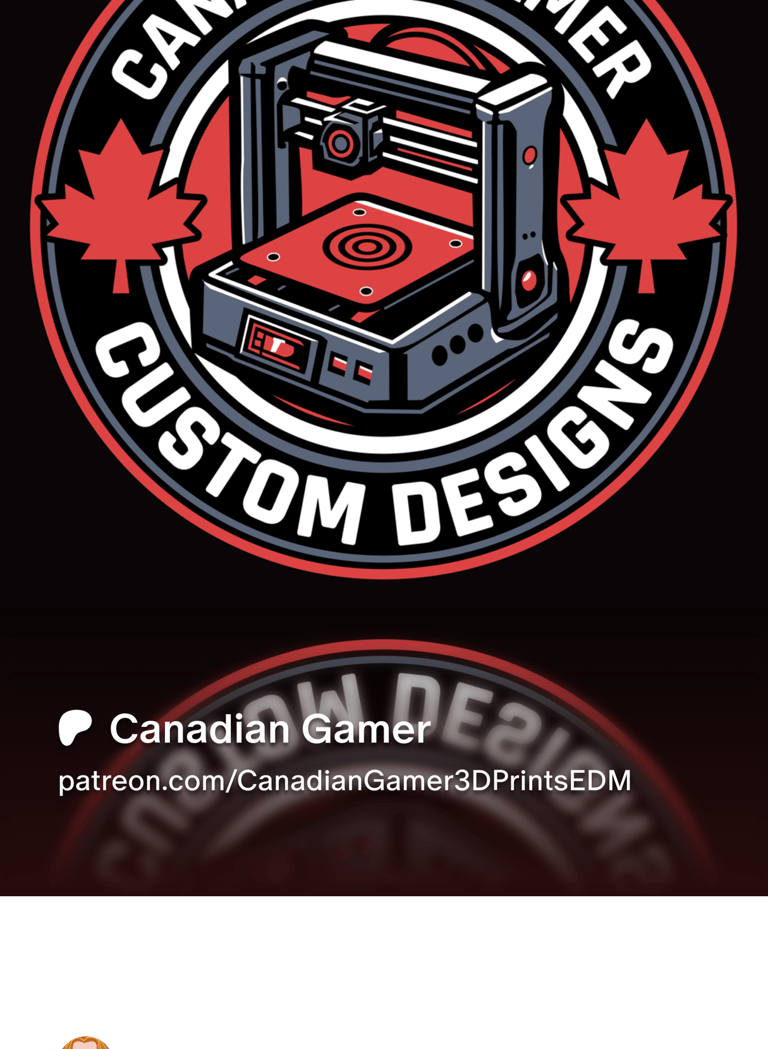Licence du créateur de modele 3D Canadian Gamer