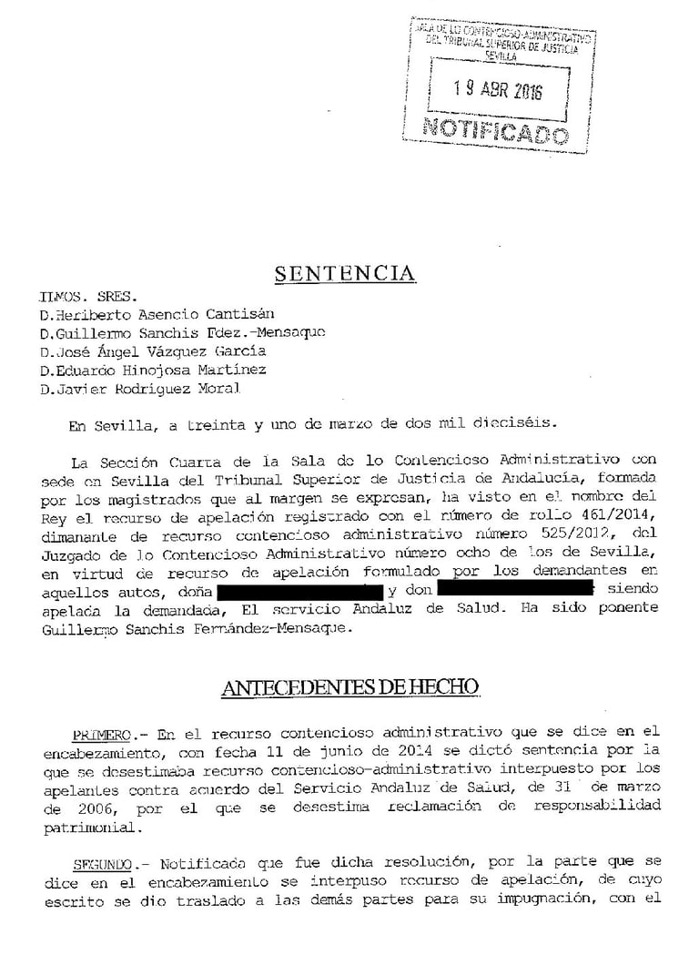 Negligencia médica al confundir una hemorragia cerebral