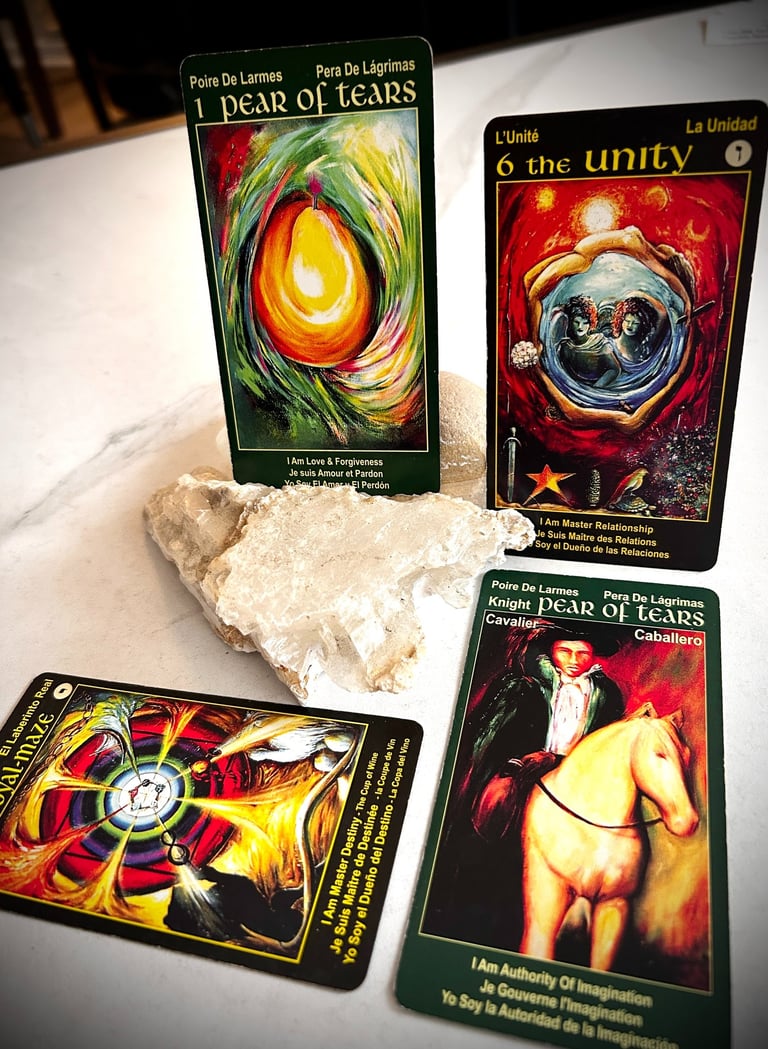 Love Tarot reading 4 cards New relationship romance and destiny