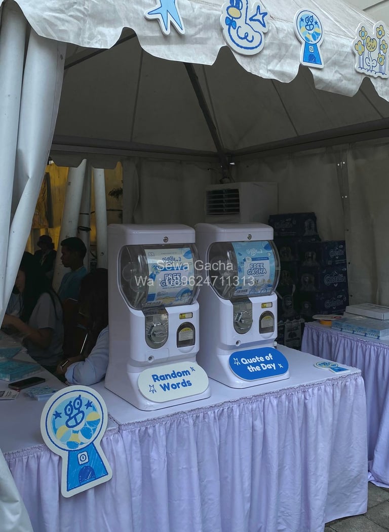 Sewa alat gachapon event harian