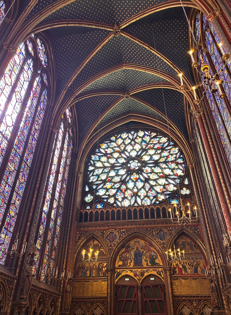 photographie eglise interieur sainte chapelle