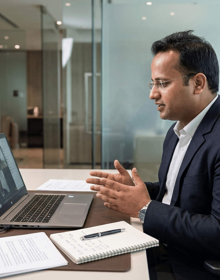 Tanuj Keswani — business financial strategy consultant India, CA DBA Ex-Deloitte
