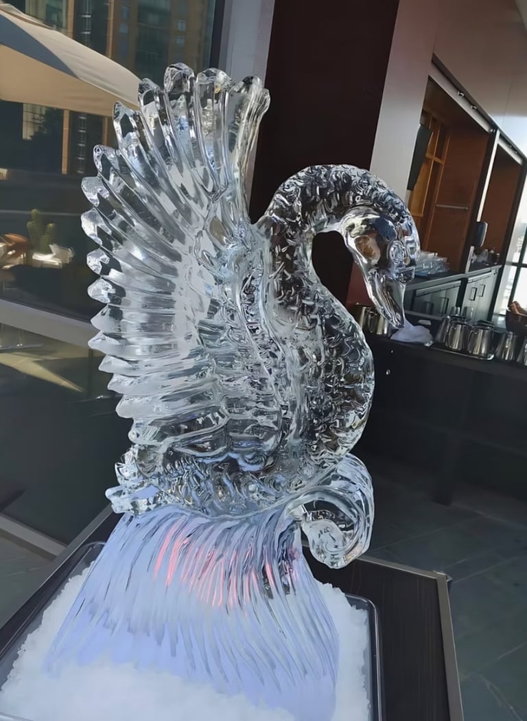 cisne de hielo para casamientos en argentina 