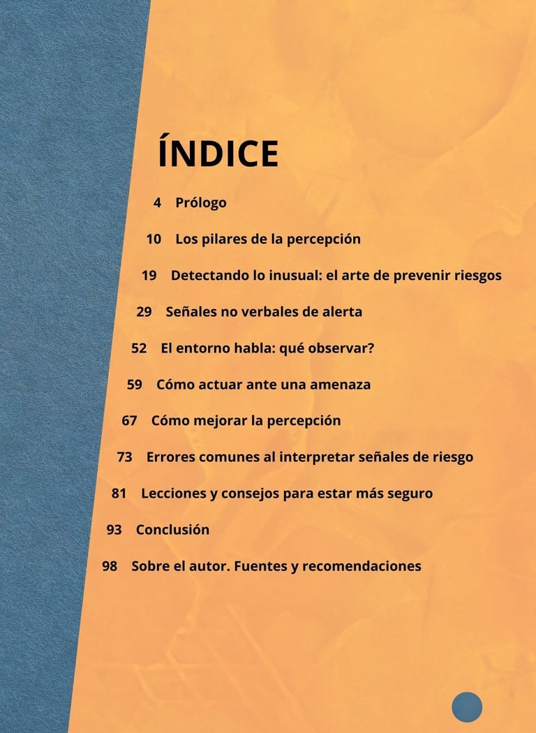 Índice - El arte de prevenir