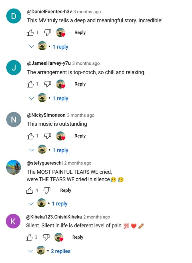 Silent Tears comments on Introverted YouTube channel