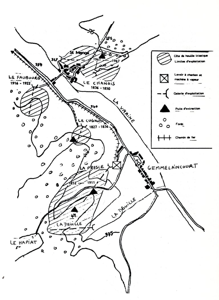 Übersicht Konzession Saint Menge