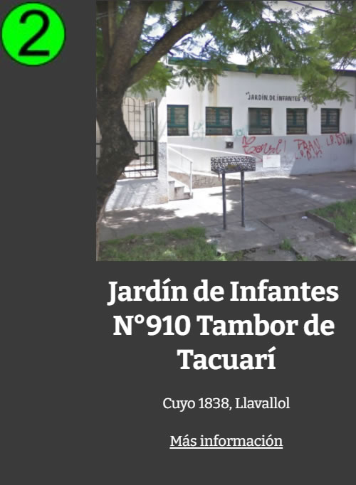 Jardin de Infantes 910, Llavallol