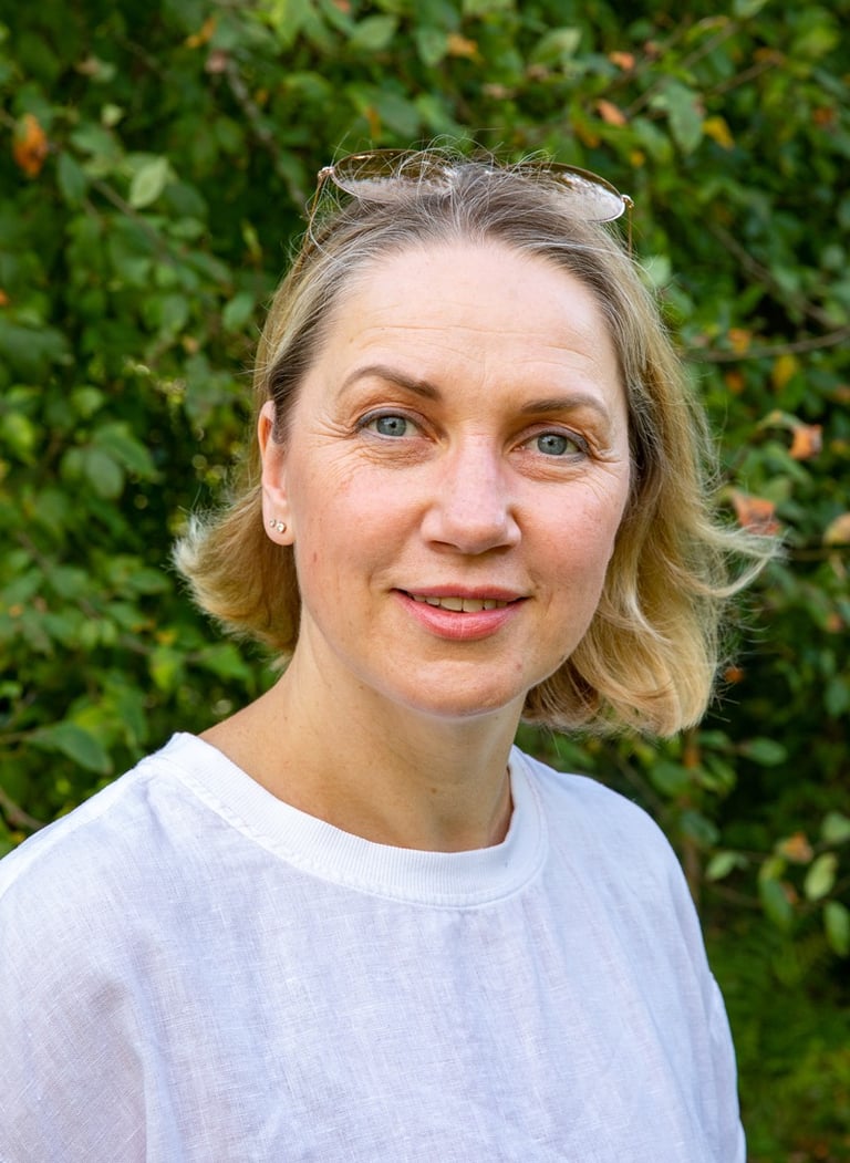 gamtinio kraštovaizdžio dizainerės portretas