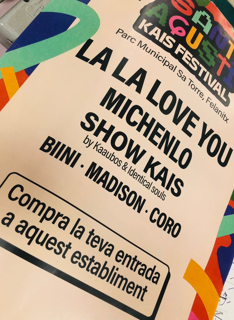 a poster for a show at the show