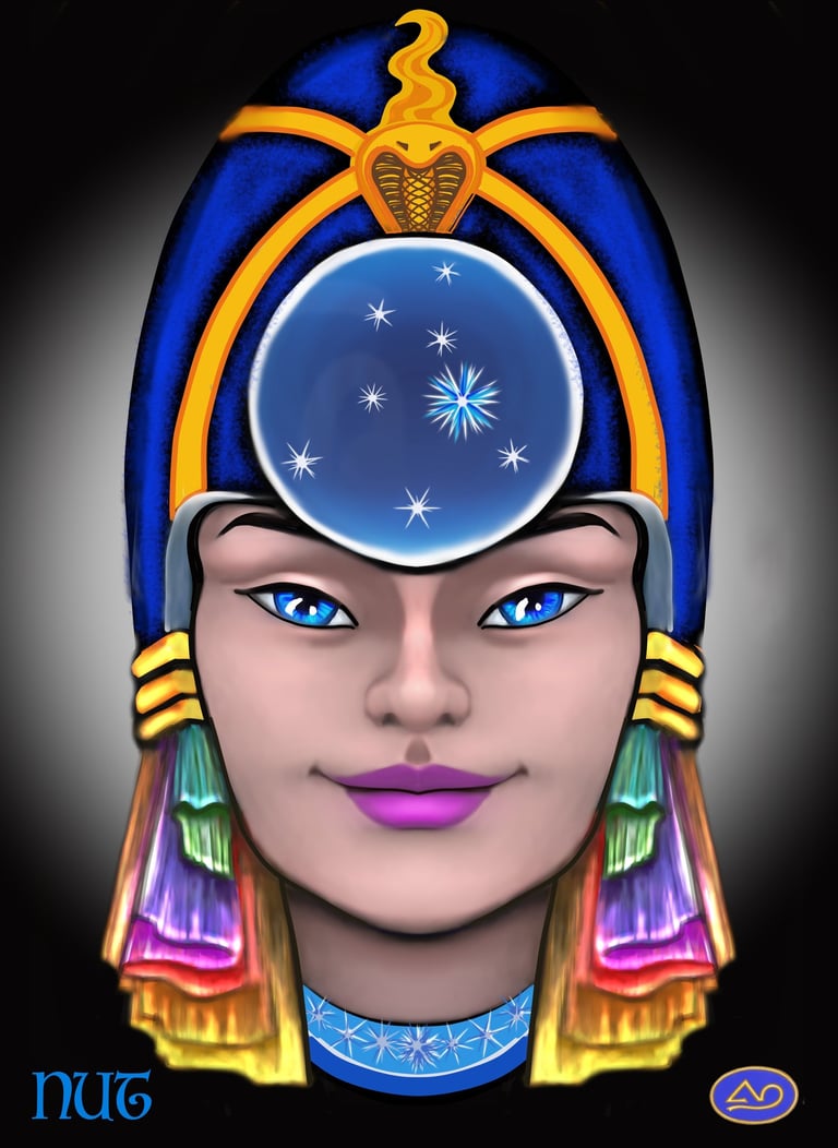 NUT: Diosa del Cielo y las Estrellas.