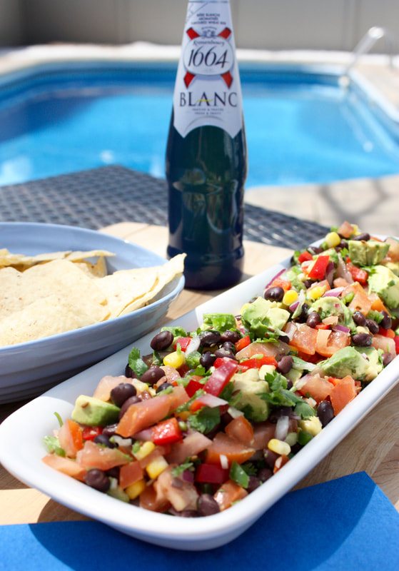 sensational summer salsa with tortilla chips