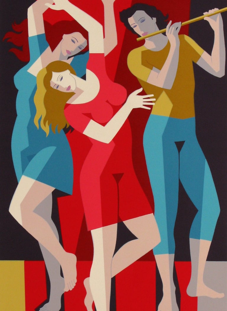 Dance 1993 80x150 private collection