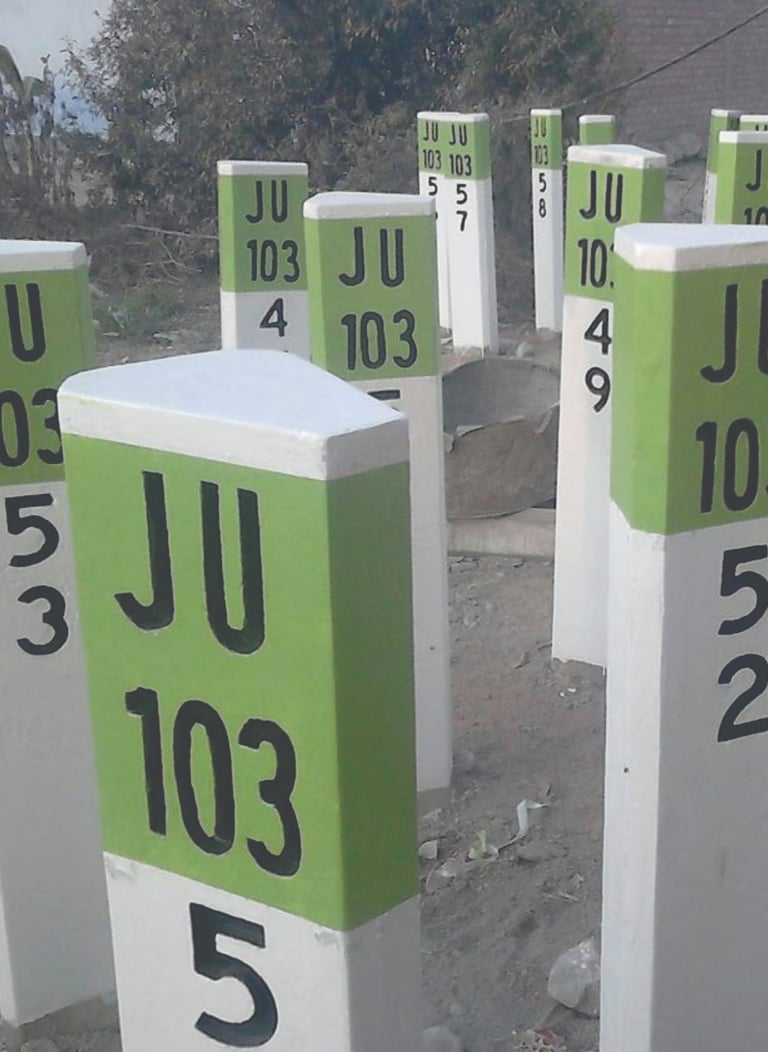 HITOS CON CODIGO DE RUTA