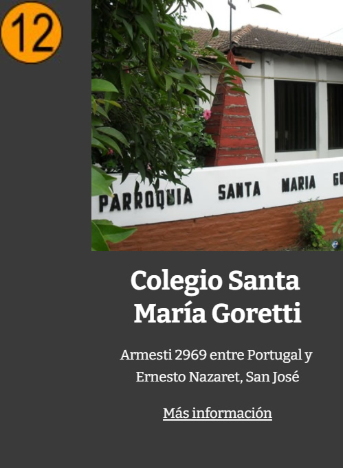 ES Escuela Secundaria Colegio Santa Maria Goretti San Jose Temperley
