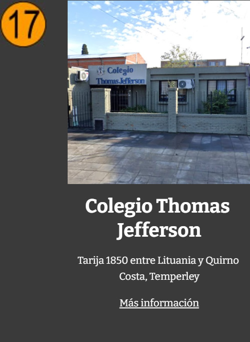 Secundario Colegio Thomas Jefferson Temperley