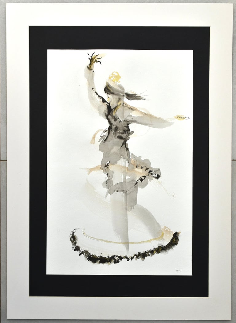 flamenco dessin à l'encre ink drawing Sète