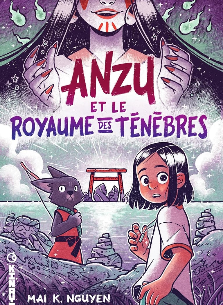 Première de couverture de la BD Anzu et le royaume des ténèbres