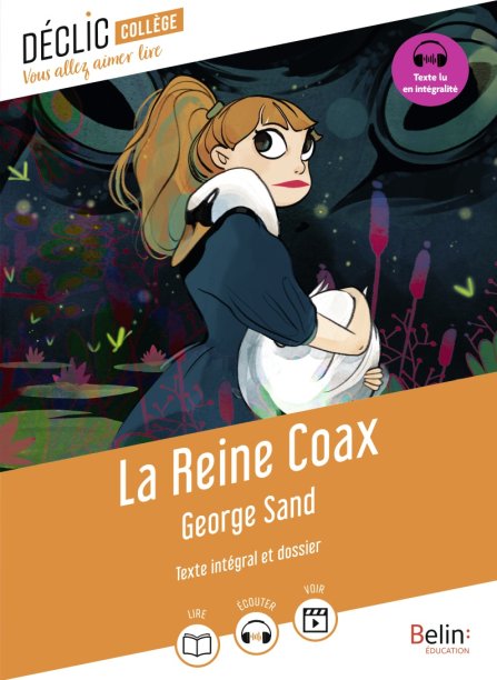 Première de couverture du roman La Reine Coax de George Sand