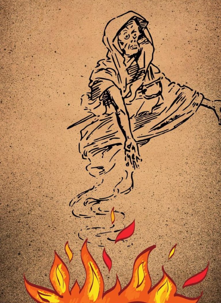 Cremation frees the soul