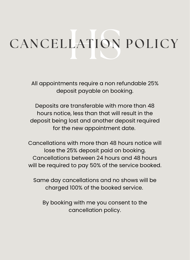 Cancellation Policy