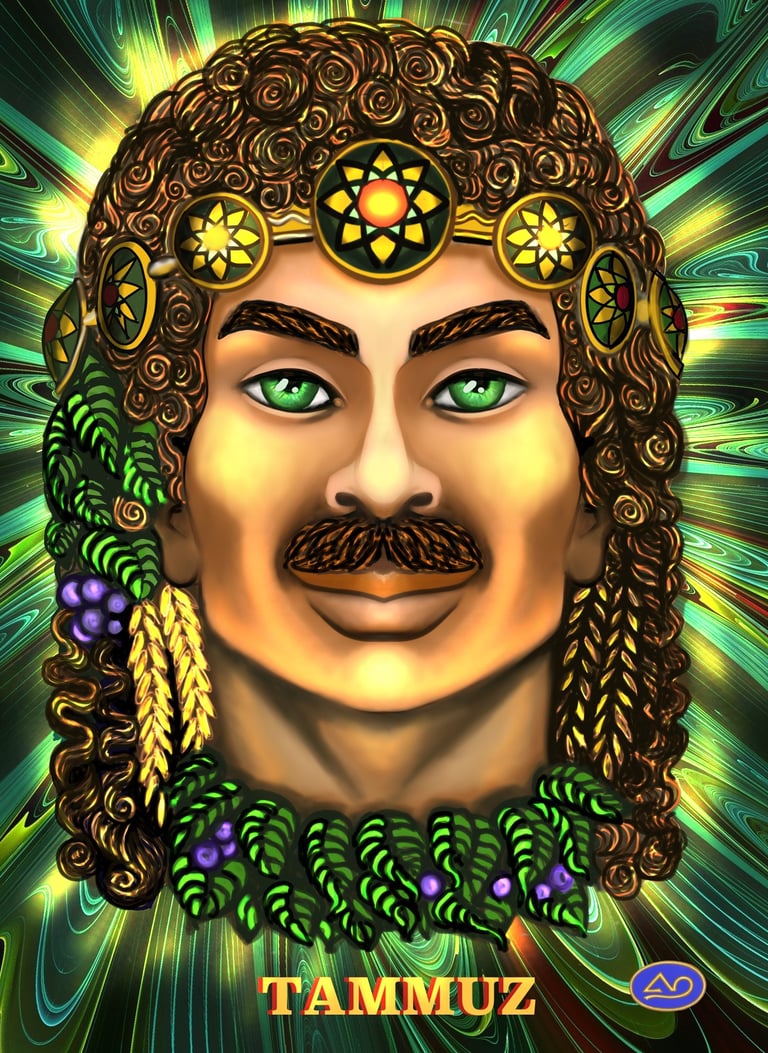 TAMMUZ: “Señor de los bosques y de la Vid”.