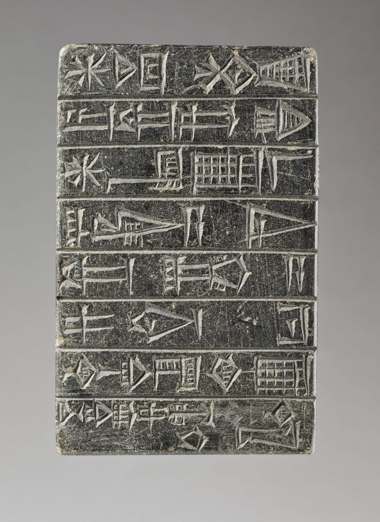 Tablette cunéiformes