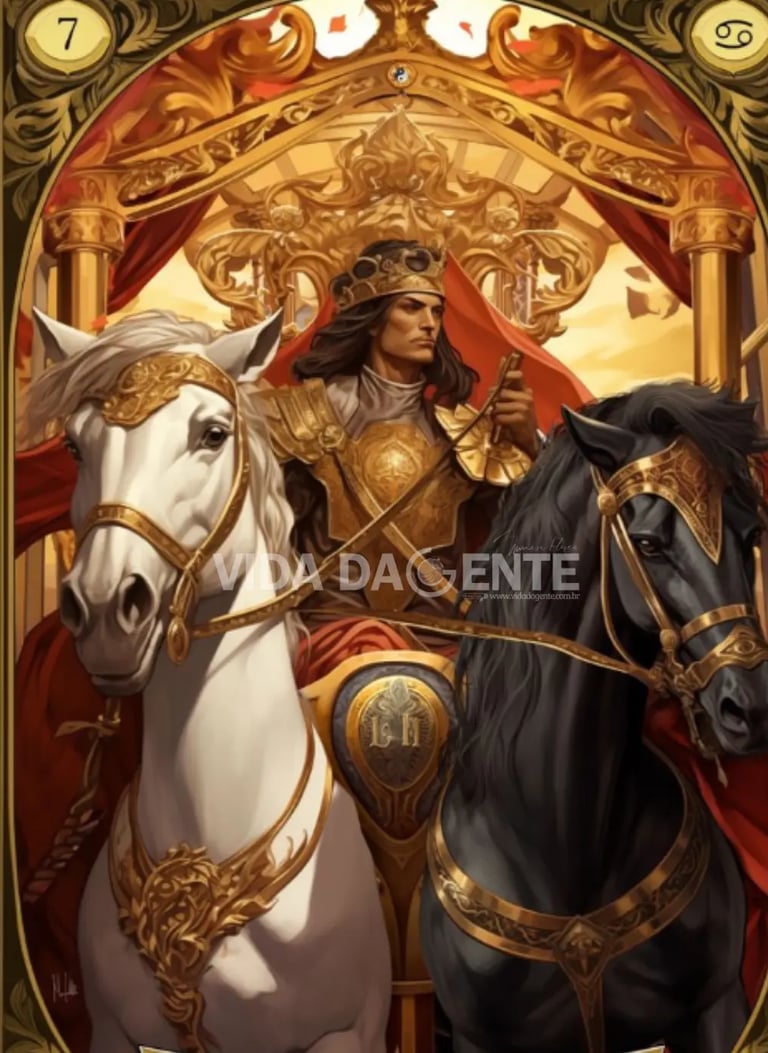 Instinto e Consciência: A Dualidade no Carro do #tarot