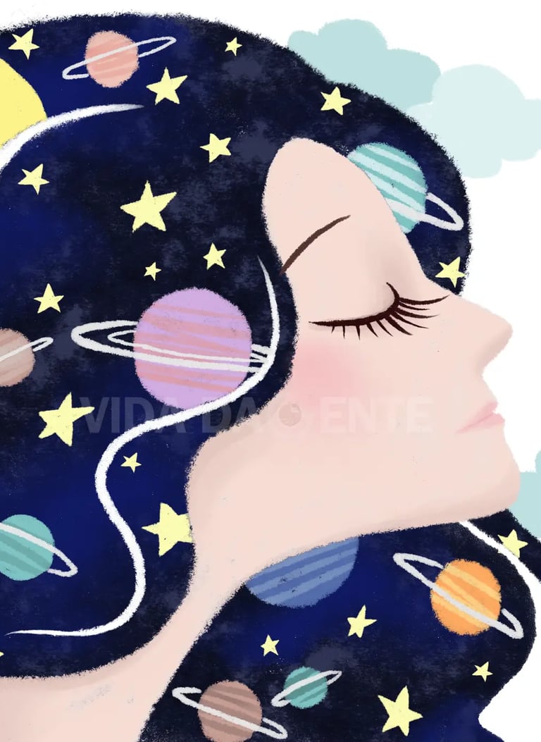 Estrela e a Lua do tarot - Clareza e Profundidade